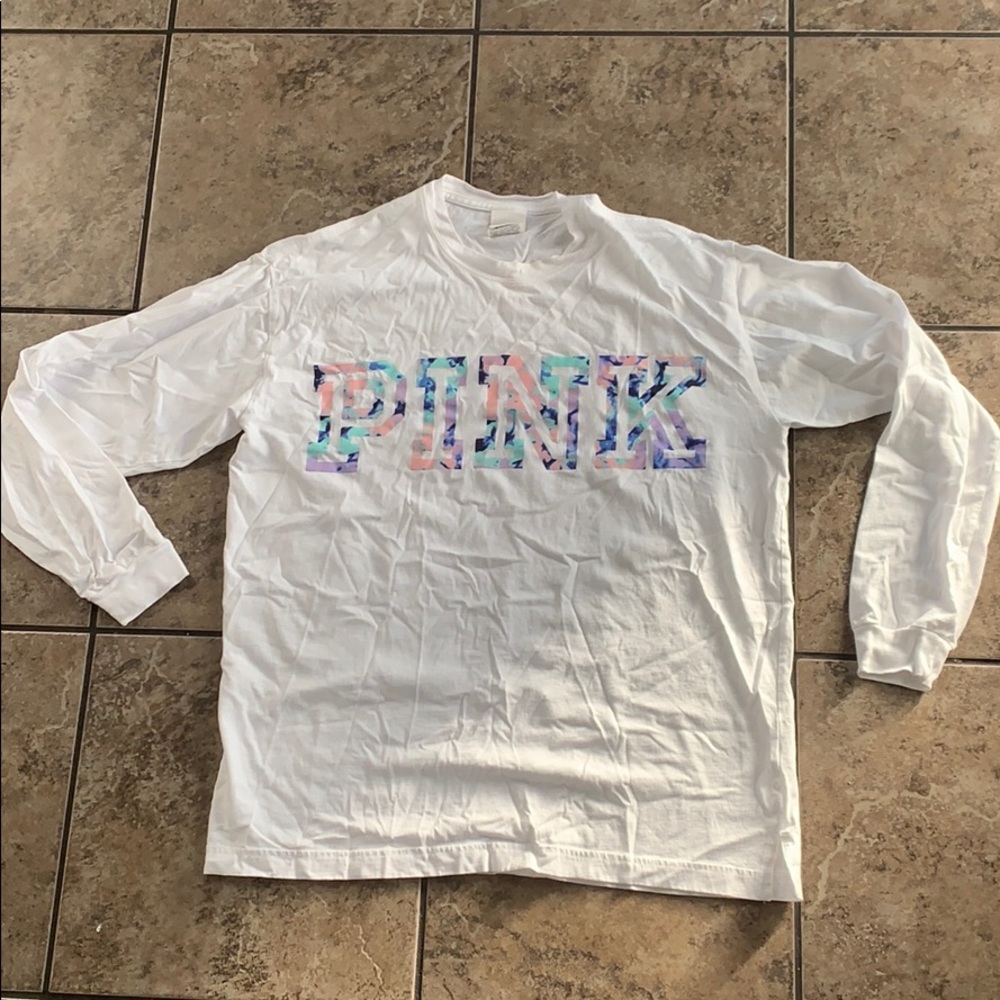 Pink long sleeve t shirt